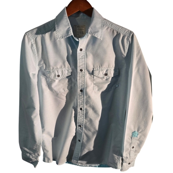 Colours by Alexander Julian Vintage Men size S Blue Long Sleeve Button Up Shirt - Picture 1 of 13